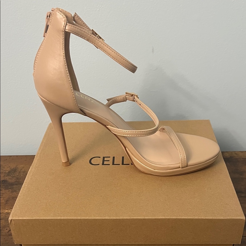 Nude Strappy Heels